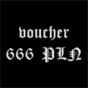Voucher / bon na zakupy w sklepie Gusstaff Records 666 PLN